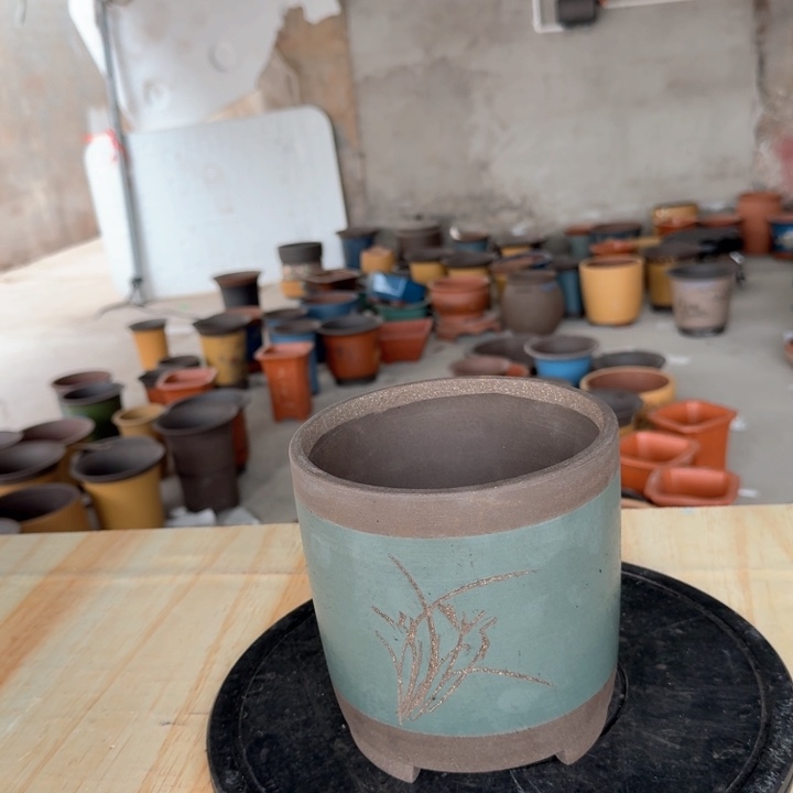 紫砂紫砂花盆g h h h j