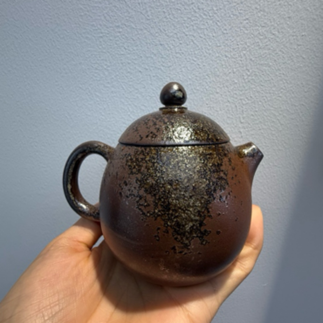 钦州坭兴陶白坭壶龙蛋