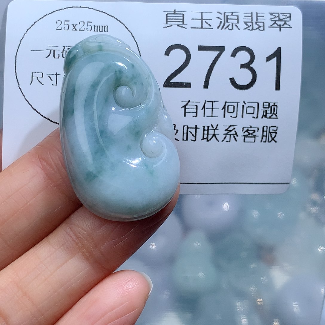 翡翠颈饰未镶嵌2731。