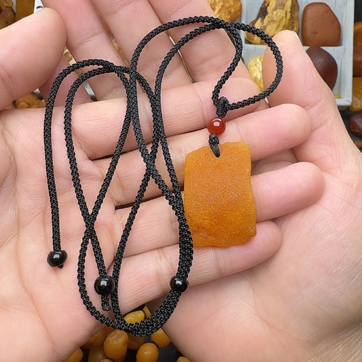 蜜蜡未镶嵌裸石天然蜜蜡吊坠