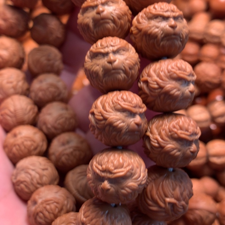 【闪购商品】猴头核桃手串简**乐悟空