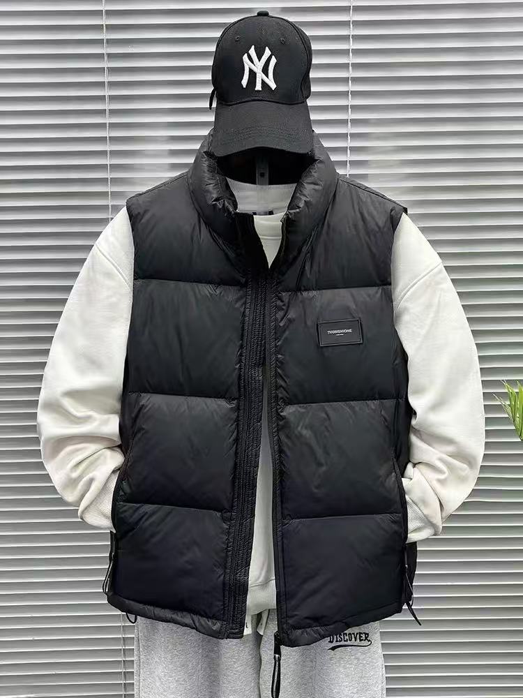 男保暖立领马甲免烫常规款标准拉链