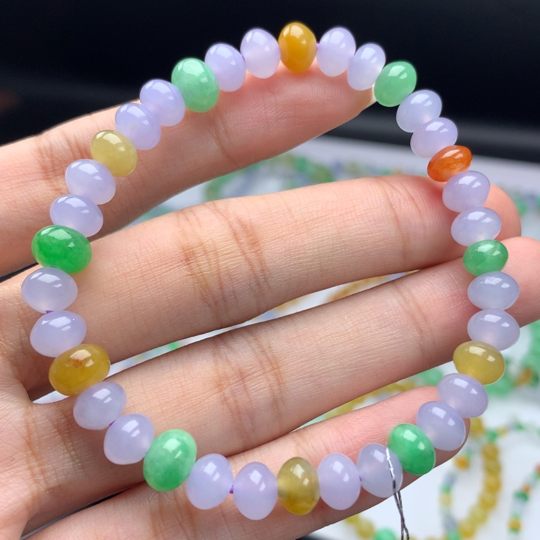 翡翠手链未镶嵌卡