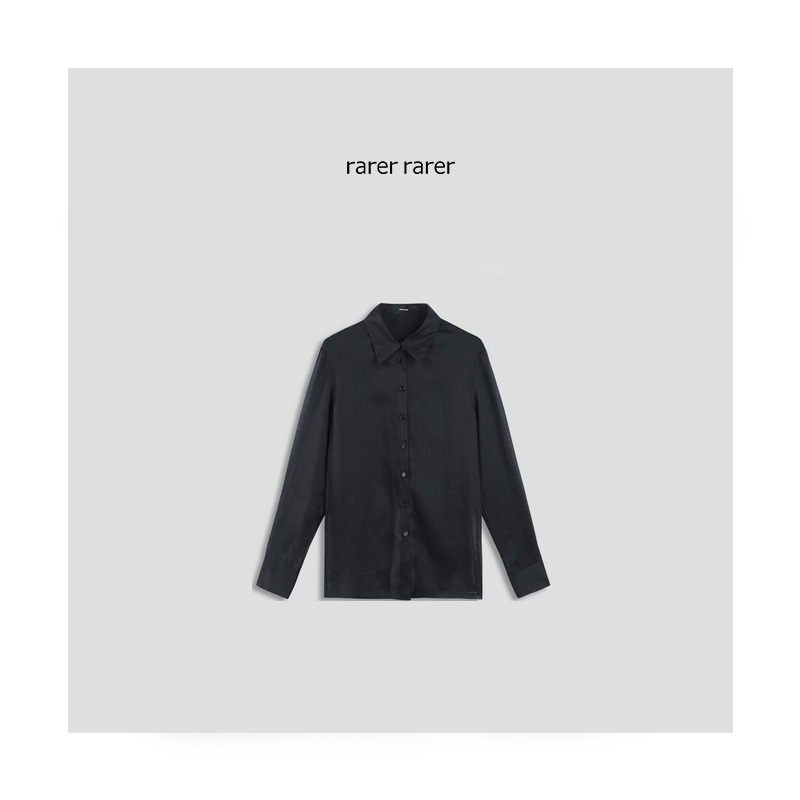 【rarer rarer】2401182 后开衩造型亚麻衬衫
