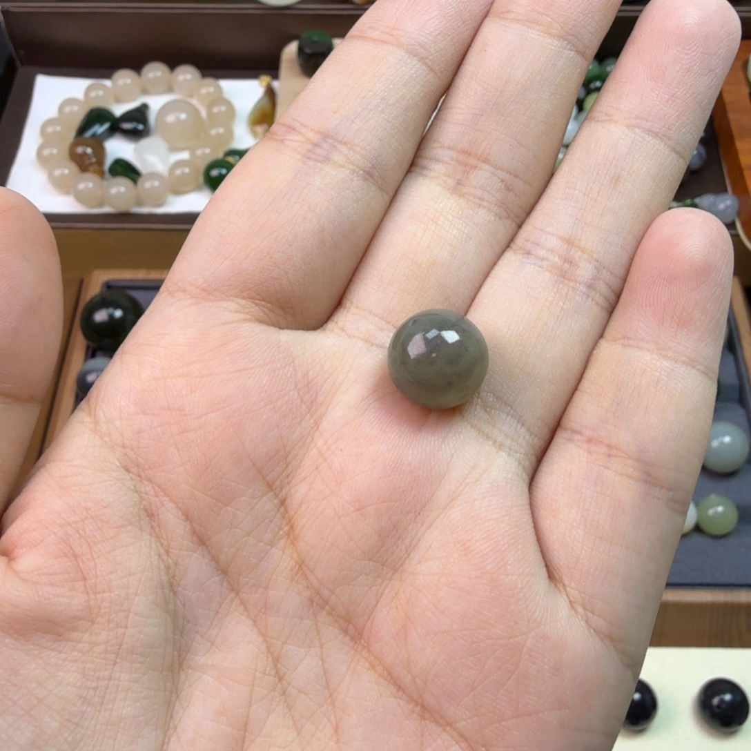 和田玉未镶嵌珠宝半成品青海紫带翠卡12