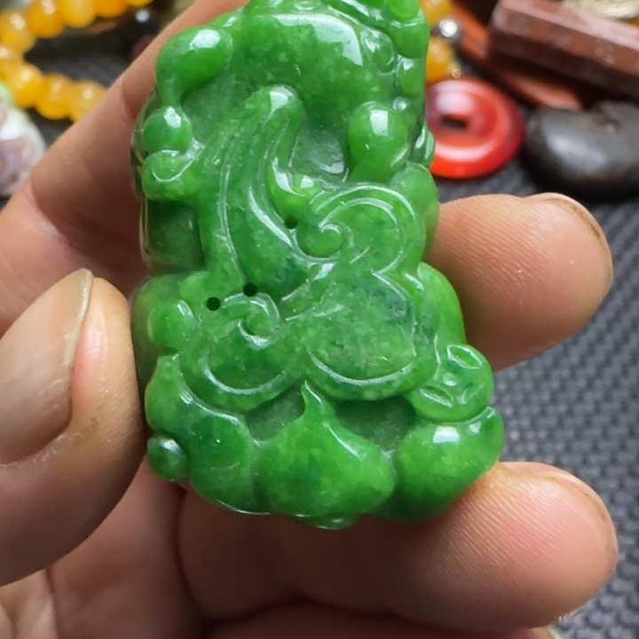 紫金钵盂菩提吊坠