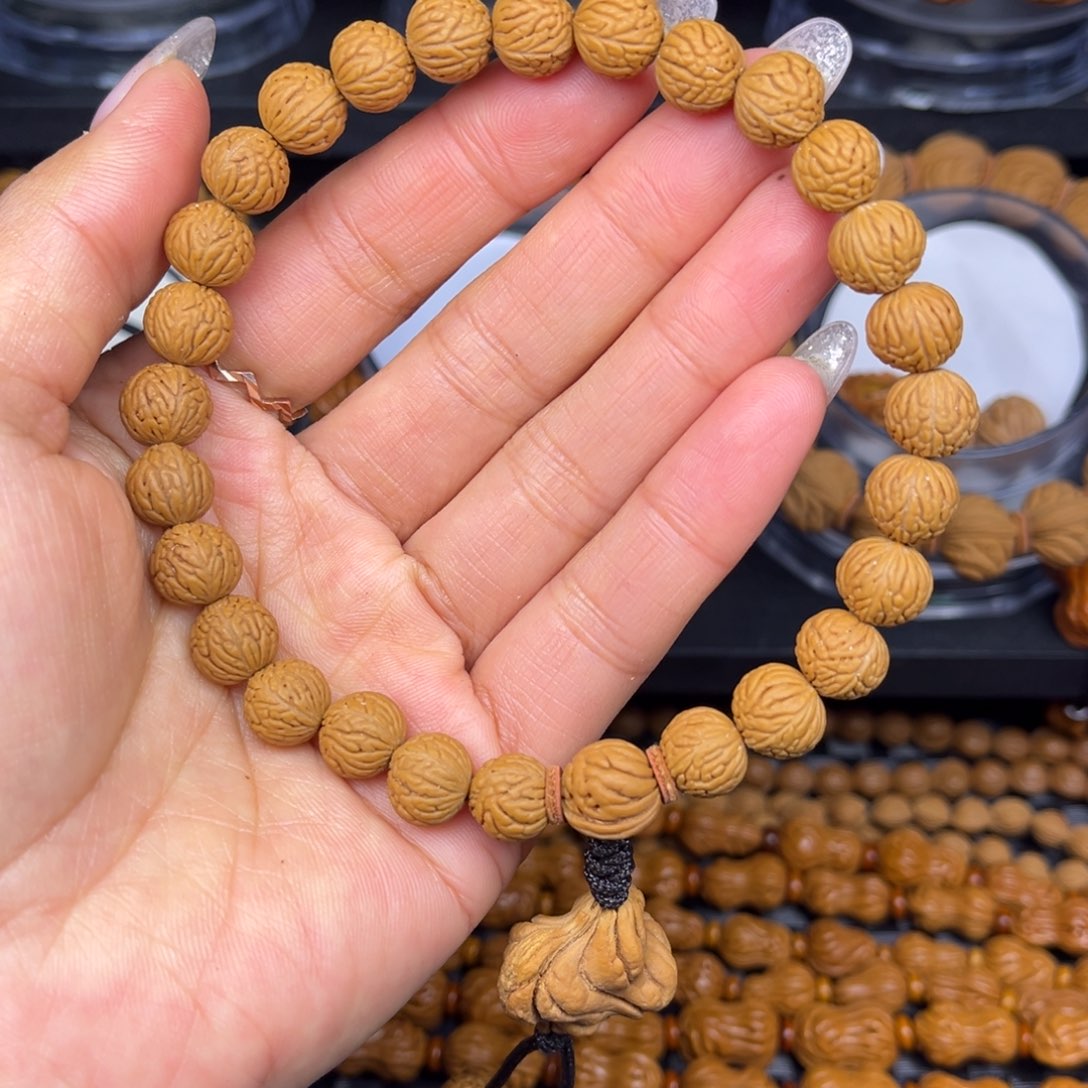 文玩核桃吊坠小脑纹手持