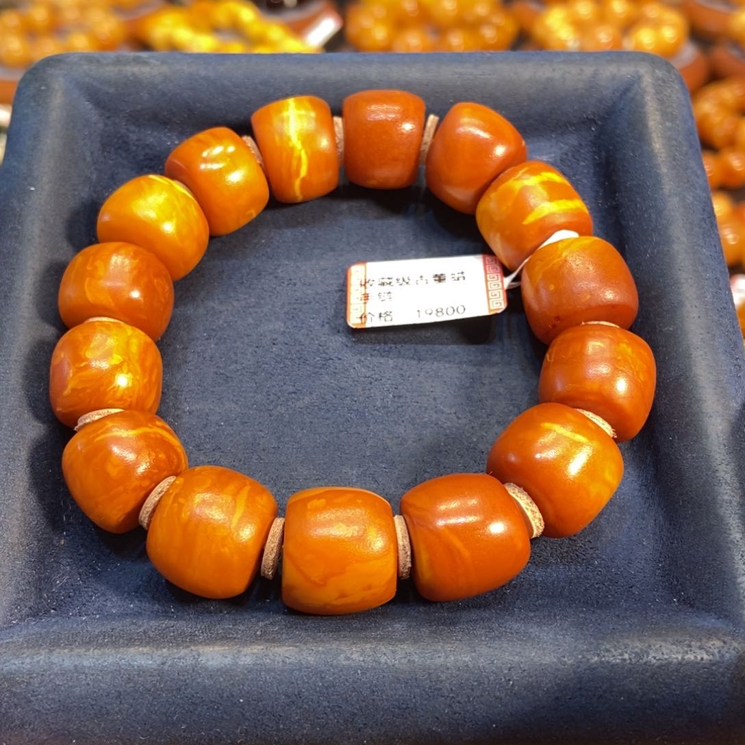 蜜蜡手链未镶嵌蜜蜡