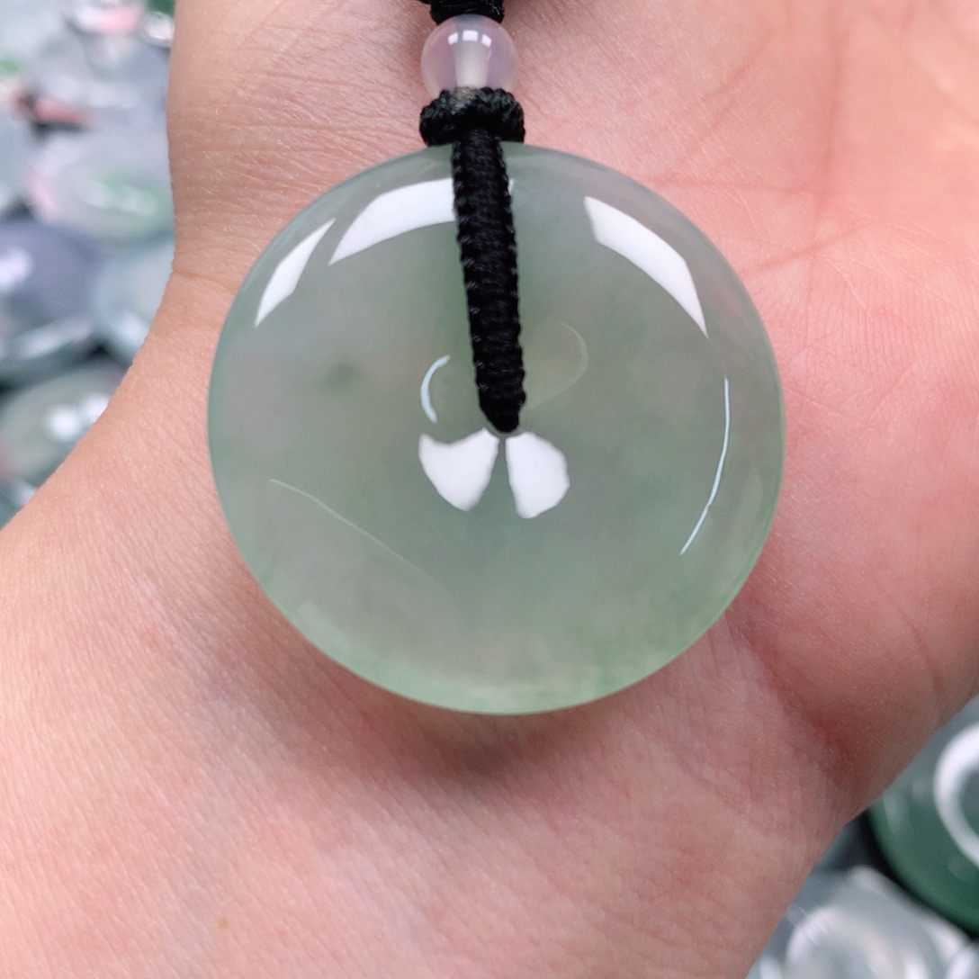 颈饰未镶嵌翡翠天然翡翠