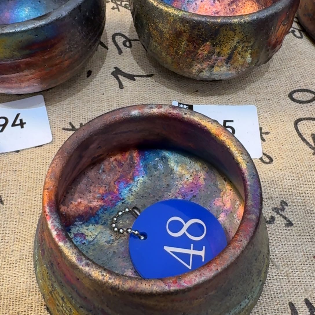 丰***K荥经黑砂炸福利窑彩飞碟杯48