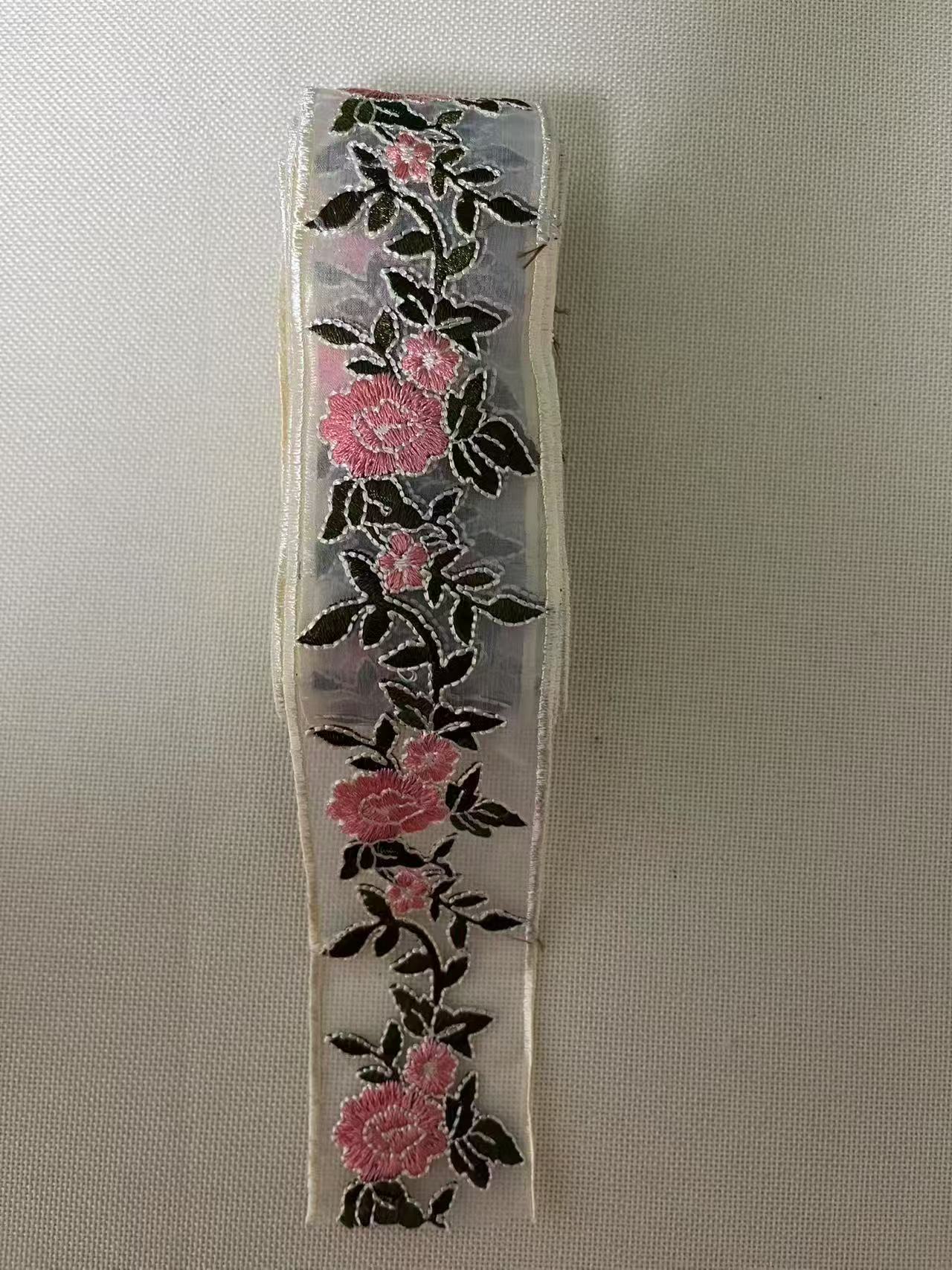 复古民族风刺绣蕾丝花边辅料用于手工diy服装汉服领口装饰