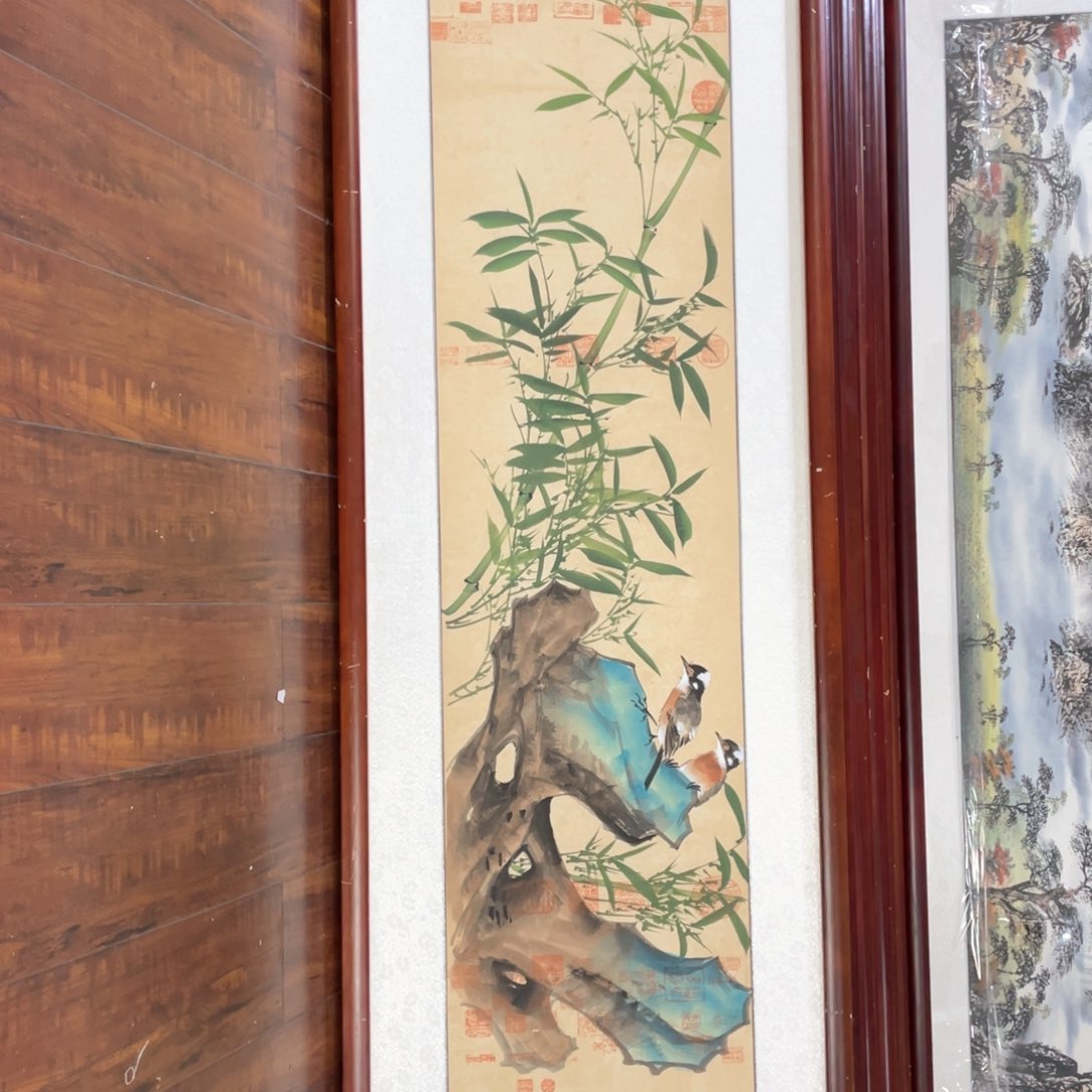 国画带框尺寸48*163厘米