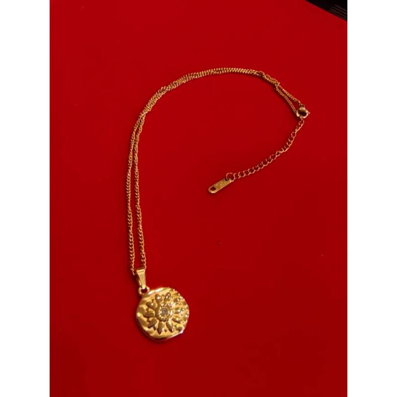 钛钢项链 钛钢项链 A498 时尚轻奢气质百搭项链