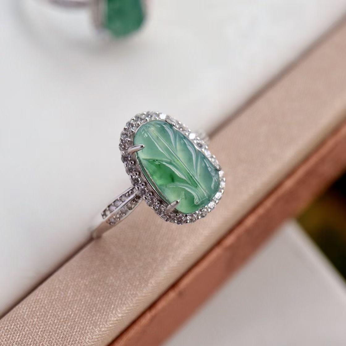 非金属珐琅戒指 百叶流光戒