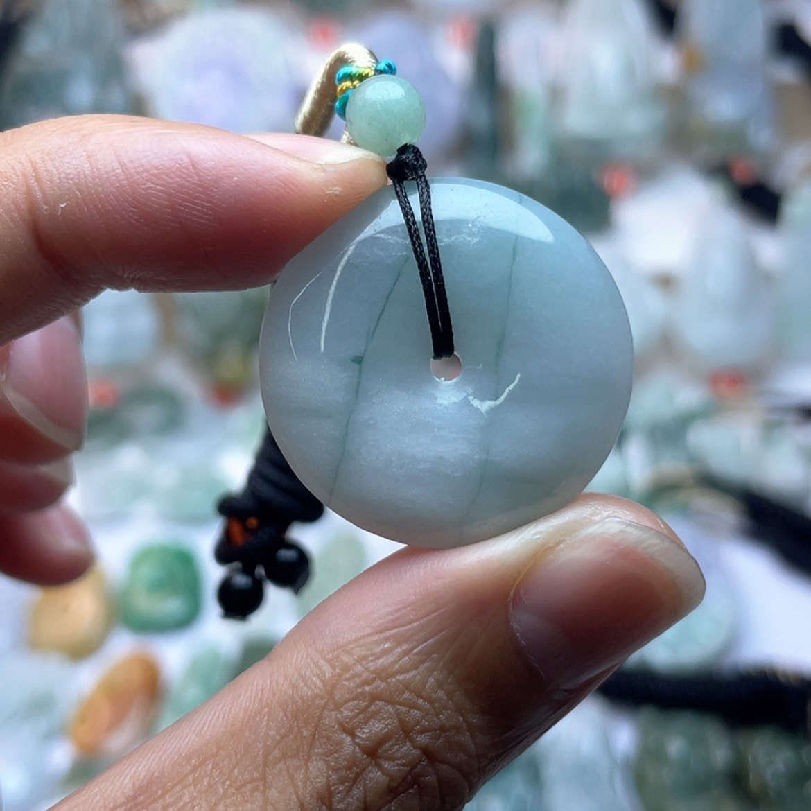 【闪购商品】颈饰未镶嵌翡翠平安扣