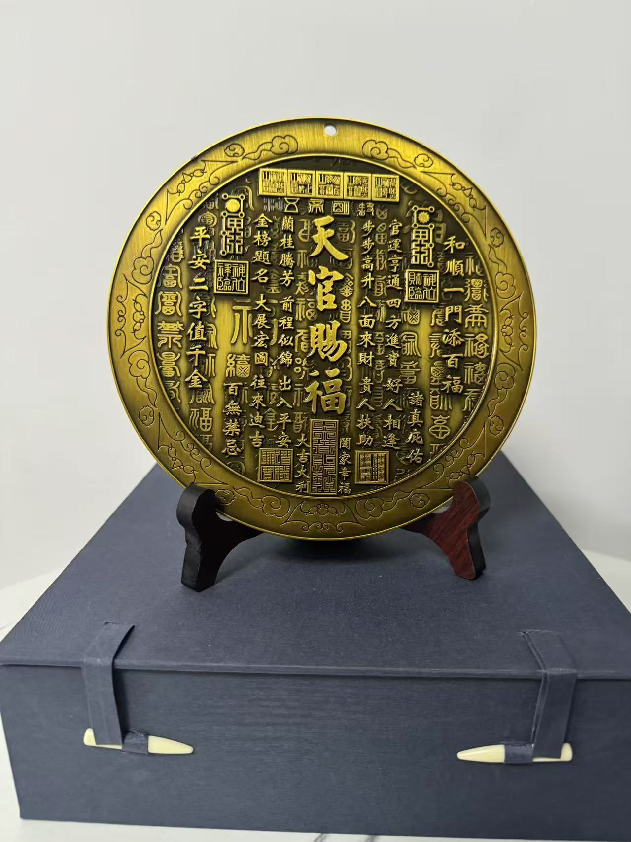 天官赐福-古铜摆件