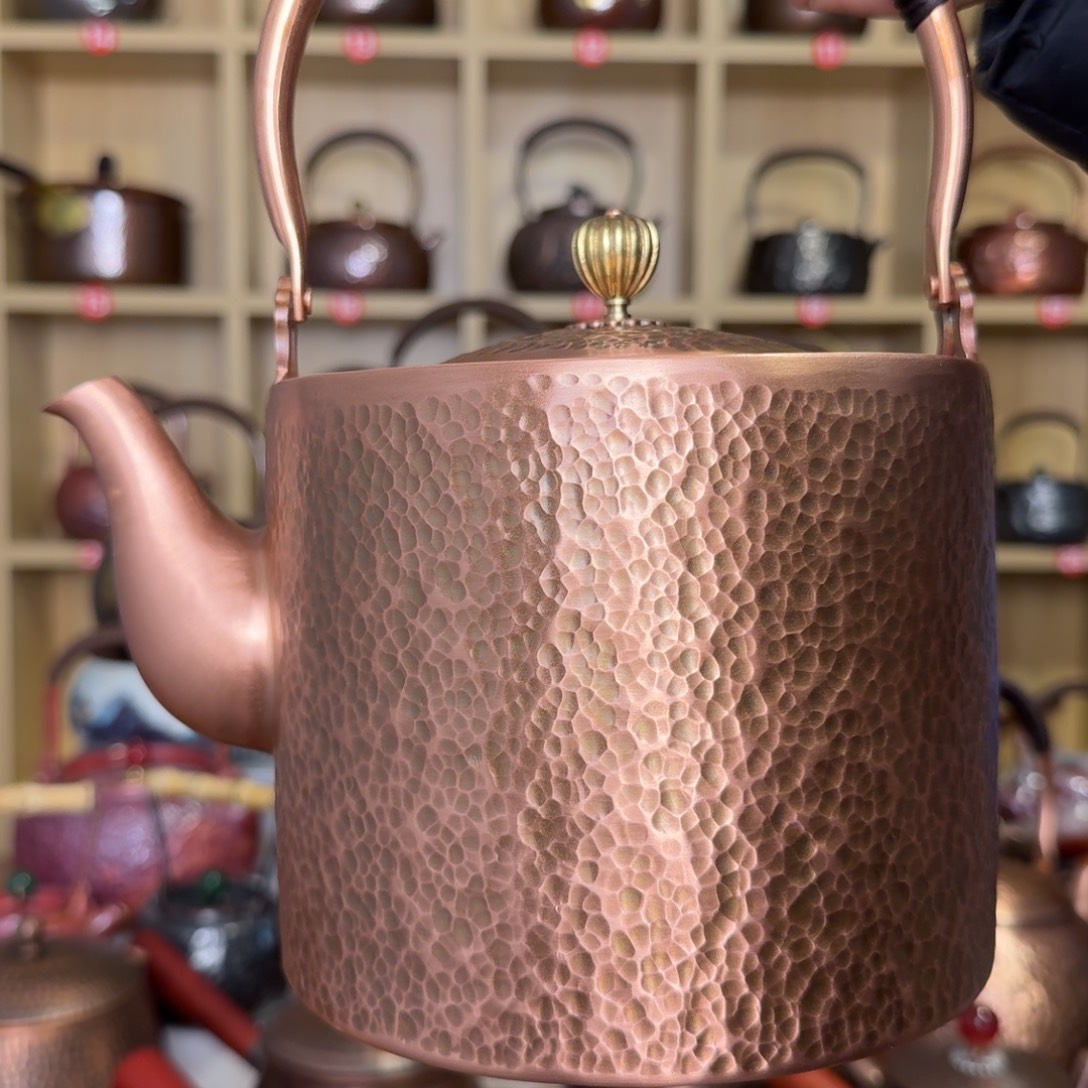 2000铜滤网提梁壶