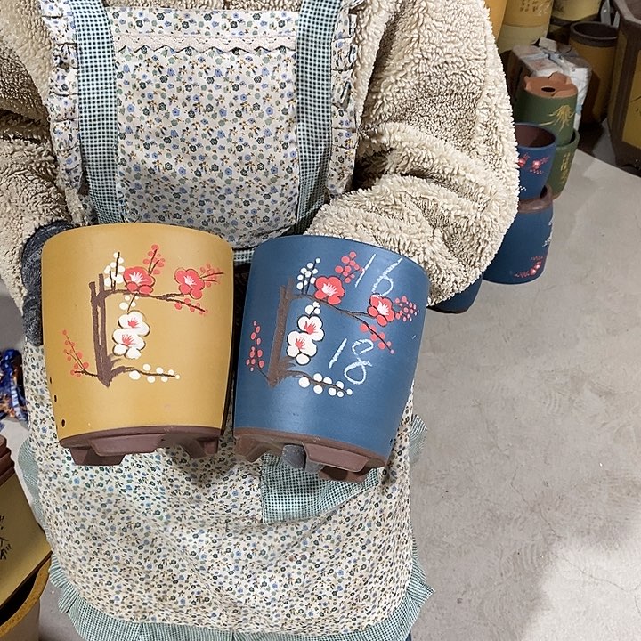 紫砂花盆紫砂花盆