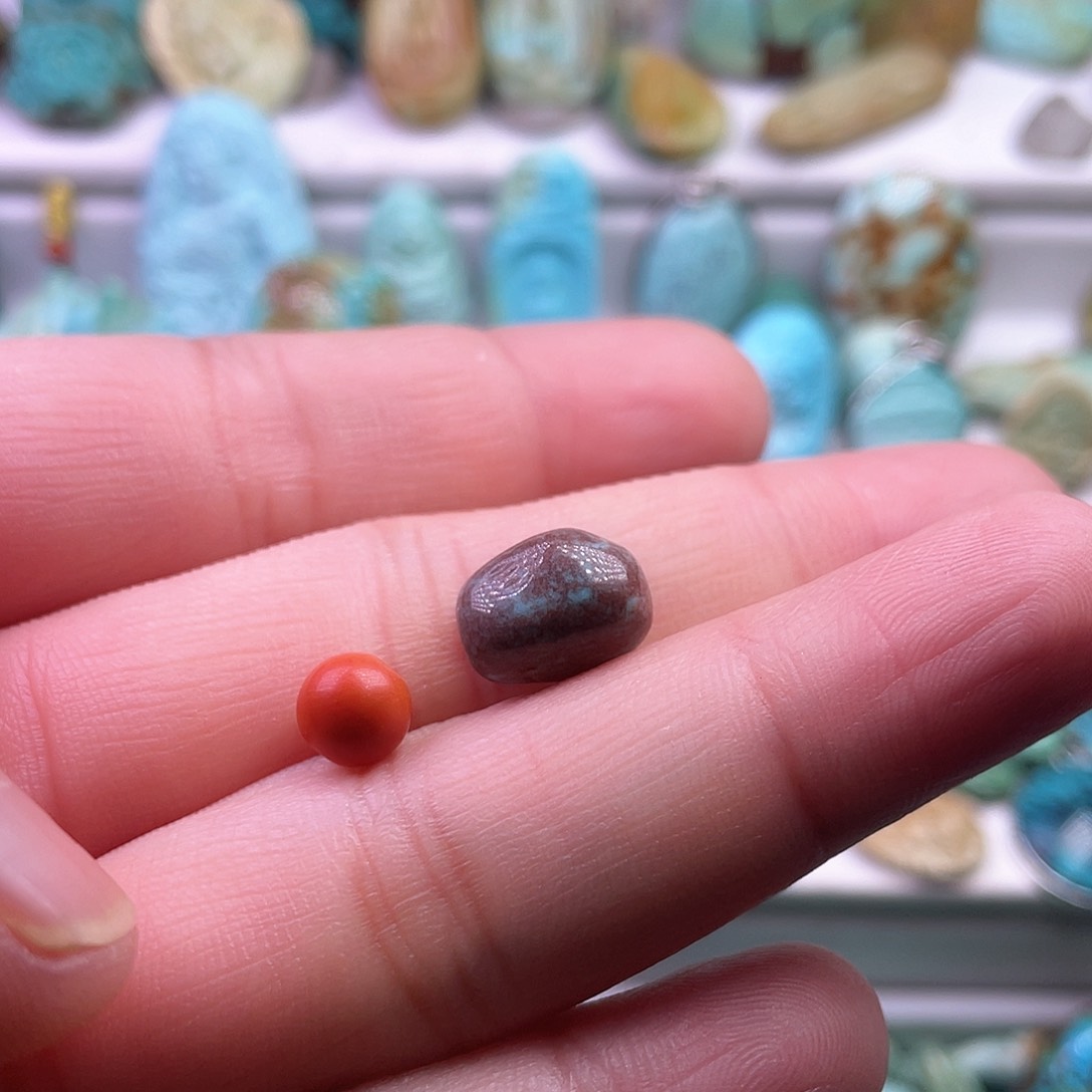 南红玛瑙颈饰未镶嵌