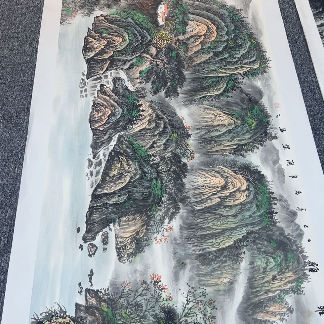 手绘作品今天这样出