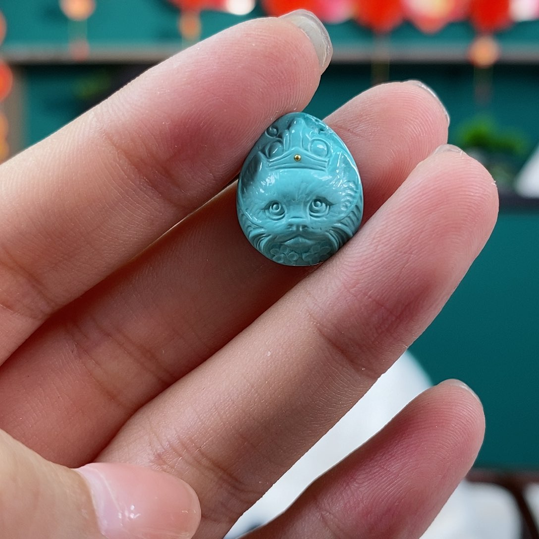 绿松石珠宝奇石未镶嵌