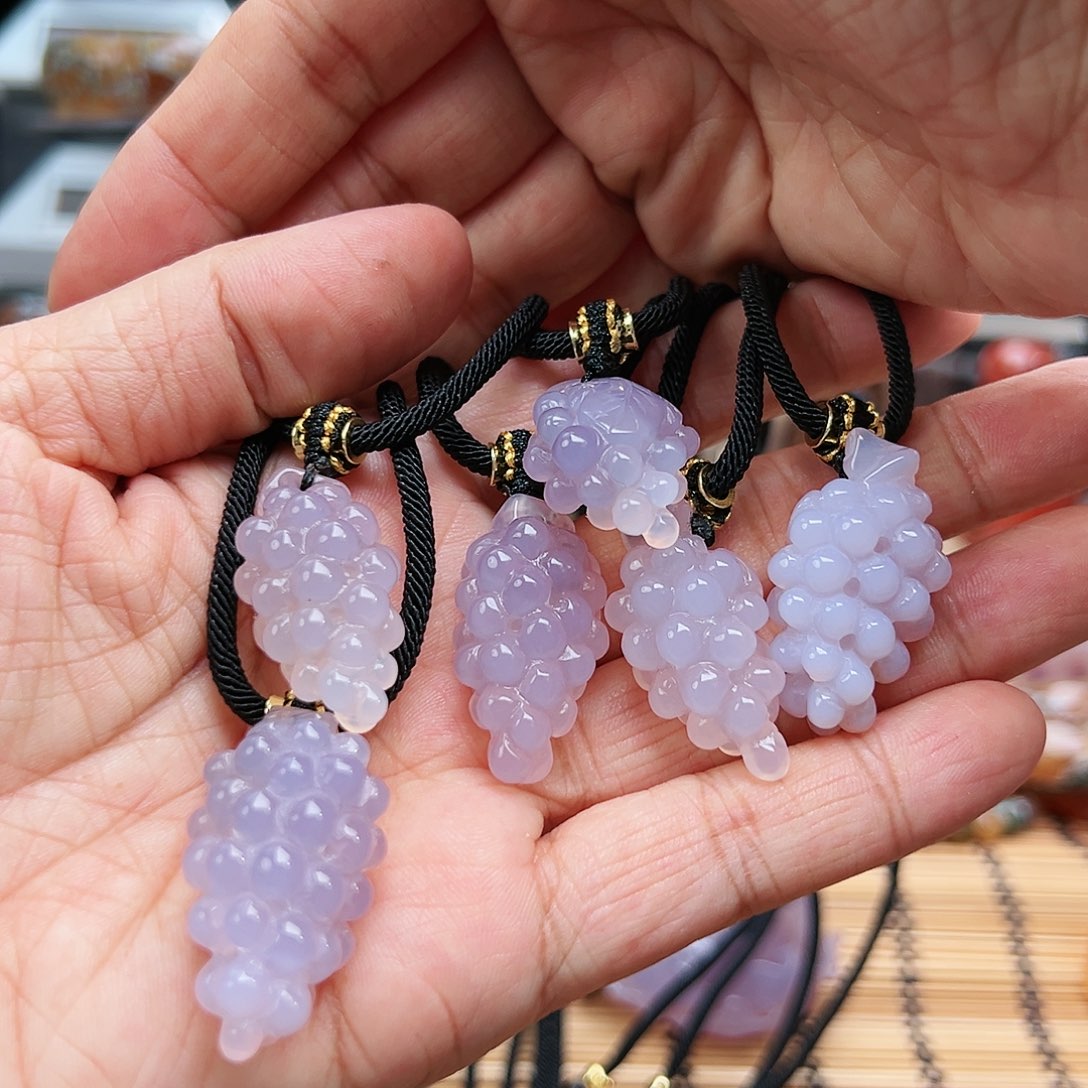 玛瑙/玉髓未镶嵌珠宝半成品随机6发一