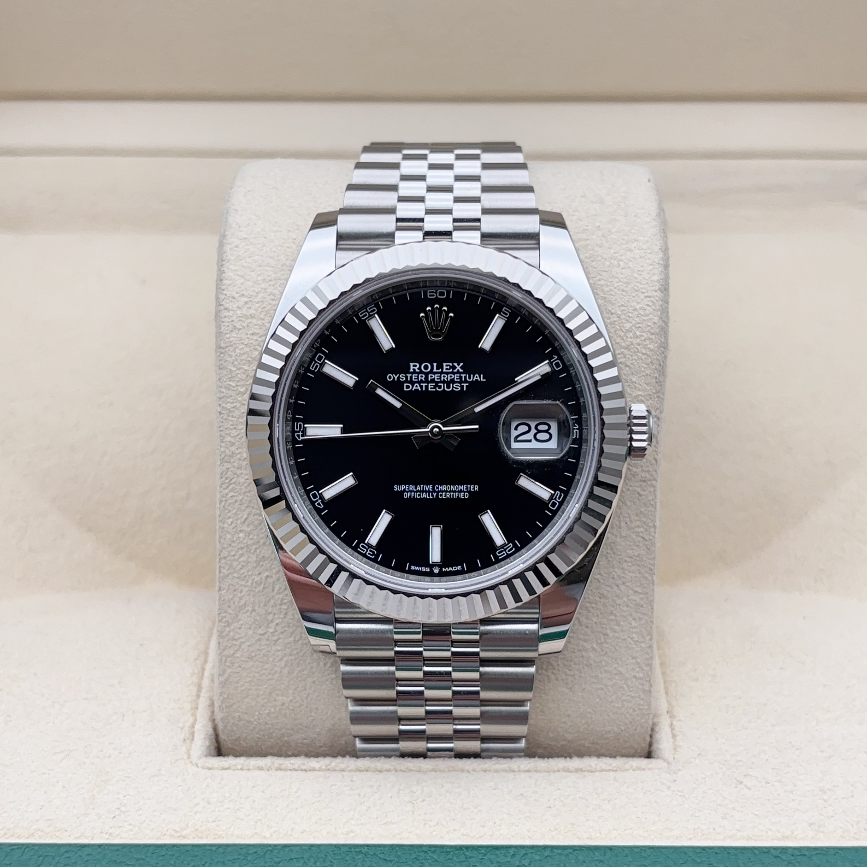 99新 Rolex/劳力士 23年10月全套/126334黑条/男士机械/41mm