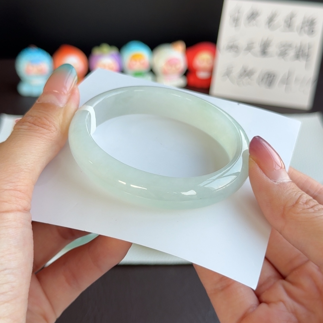 翡翠未镶嵌手镯15号 56贵妃