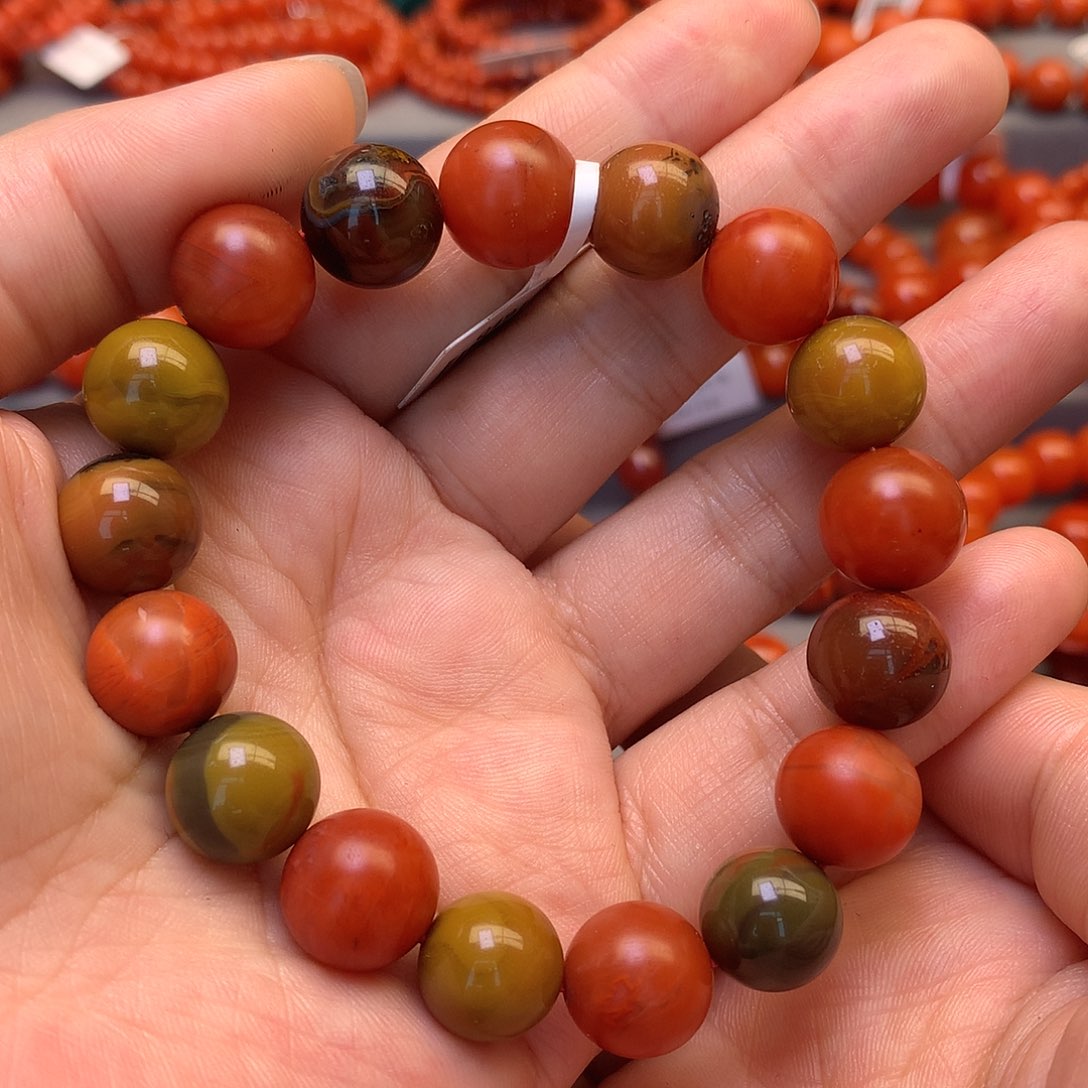 南红玛瑙未镶嵌包浆卡12放漏