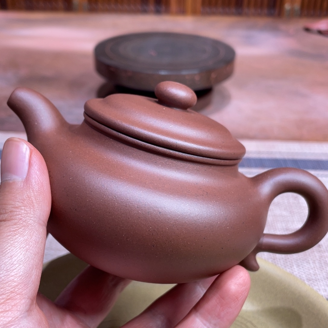 紫砂茶壶高**水宜兴紫砂原矿紫砂壶