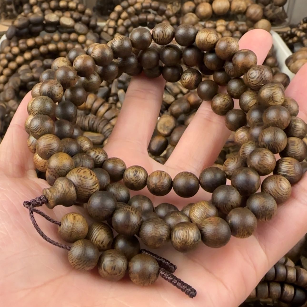 【闪购商品】沉香手串吾*我奇楠手串28.3克卡08
