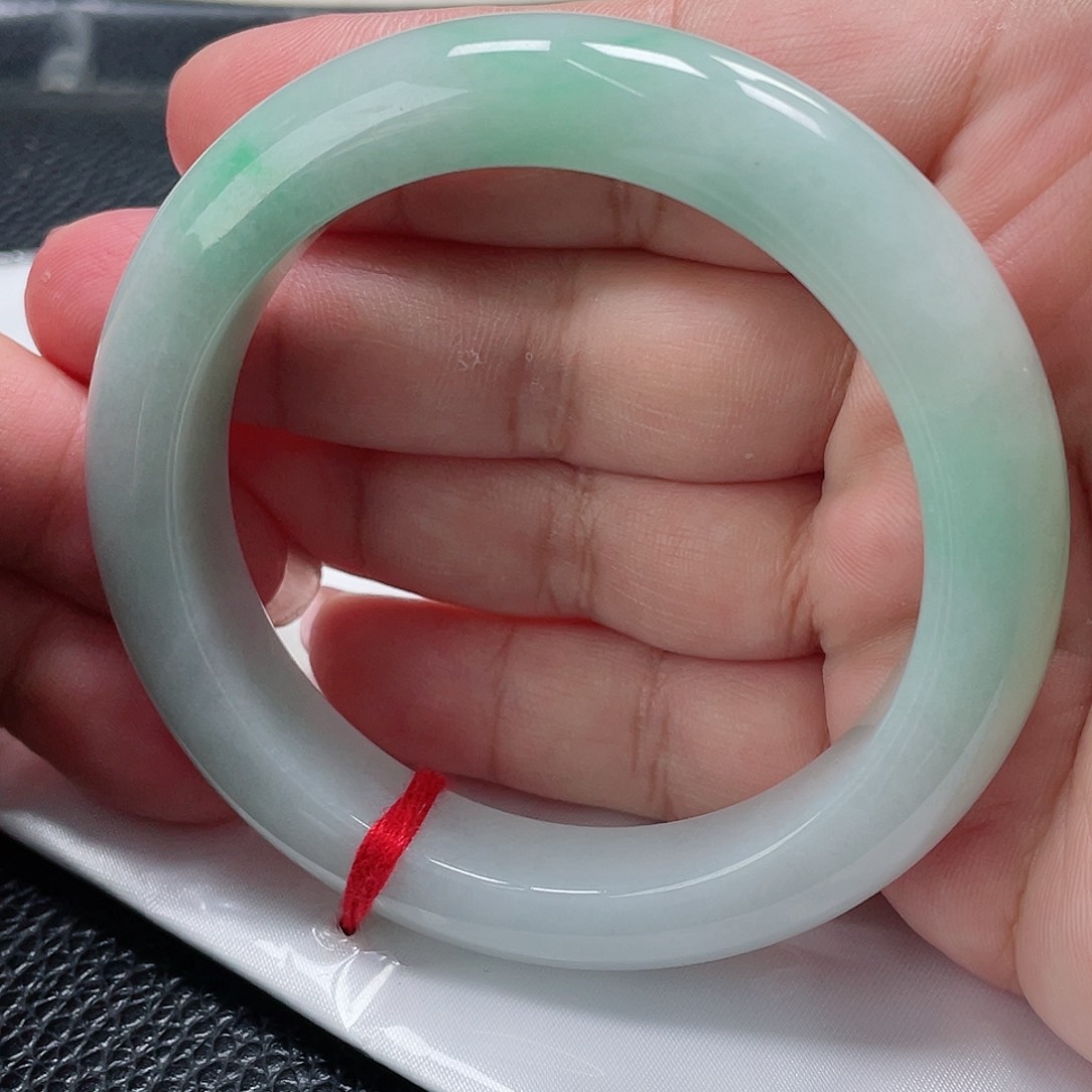 翡翠手镯未镶嵌缅甸翡翠手镯56圈