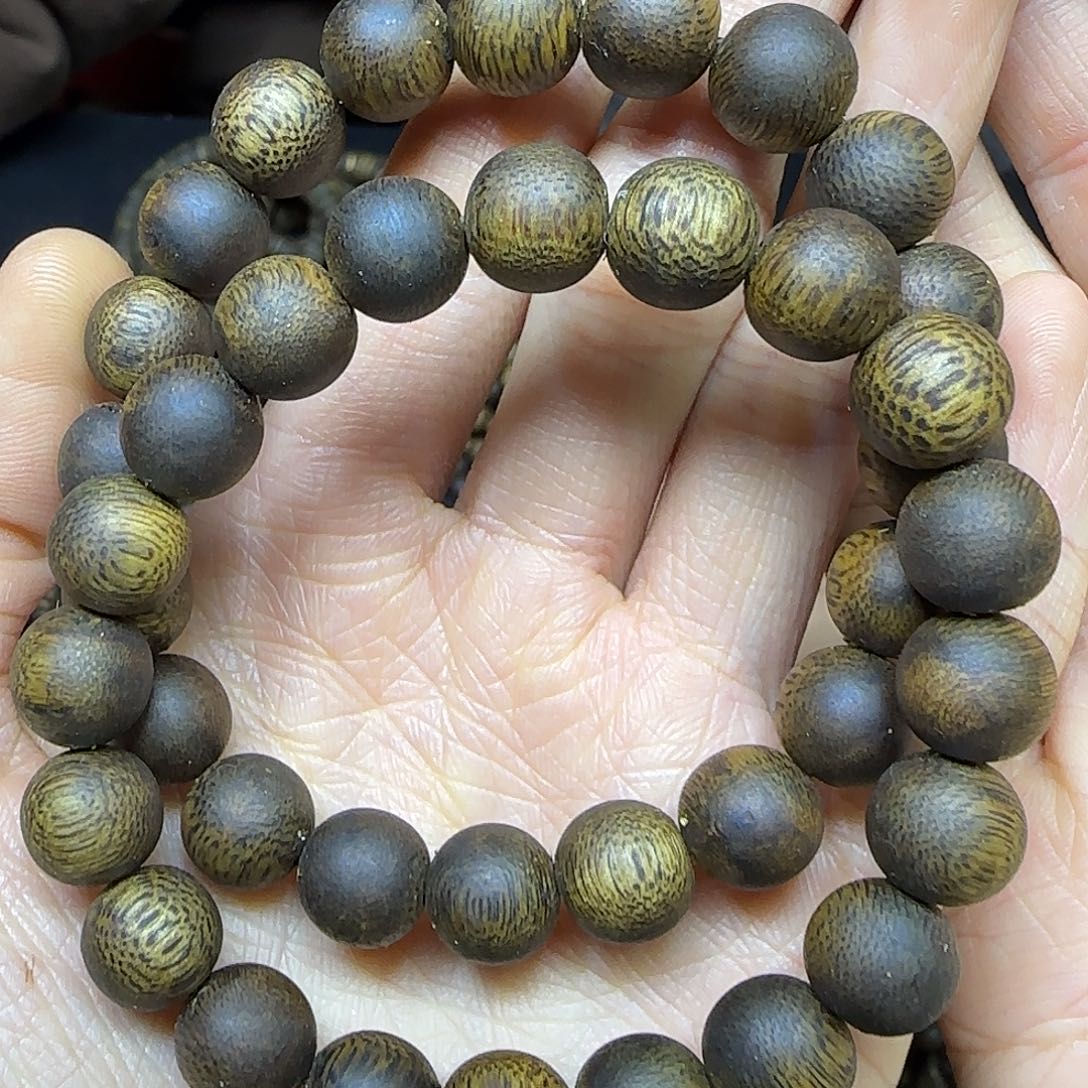 沉香沉香碎屑+油叶子1.0圆珠单圈8克加多样性发一