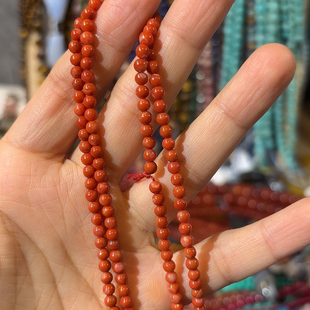 玛瑙/玉髓未镶嵌珠宝半成品南红玛瑙卡3一条