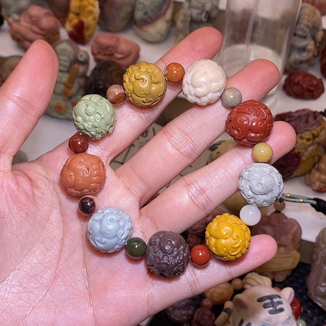 石英质玉（阿拉善玉）未镶嵌手链