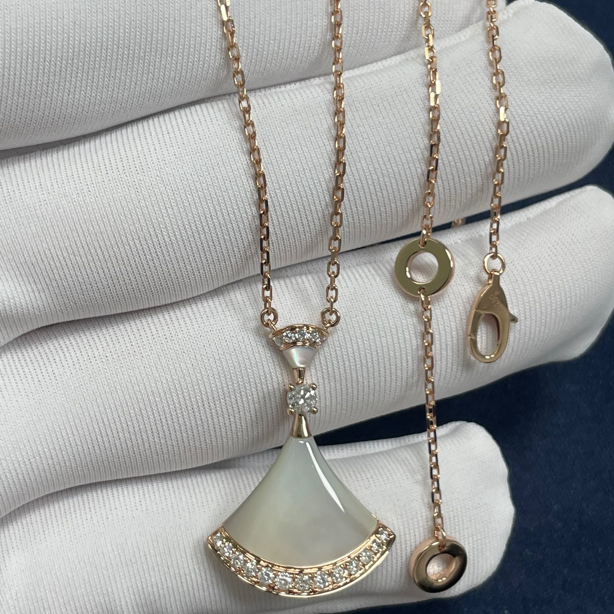 【CHERISH】18k  贝母裙子项链