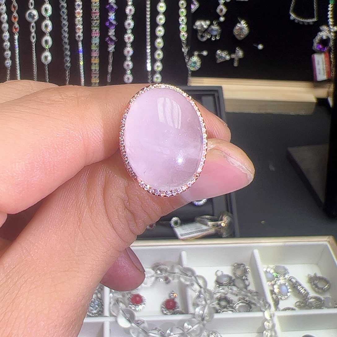 紫晶珠宝半成品银S925镶嵌