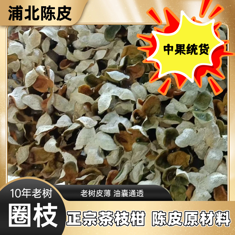 2025年二红中果/浦北陈皮正宗茶枝柑生晒(龙）