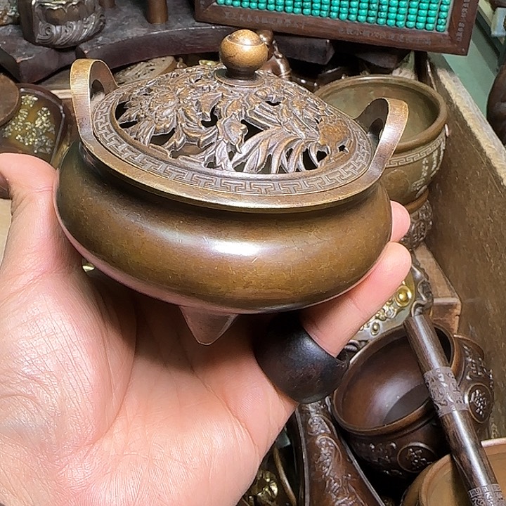 铜器办公室茶室摆件