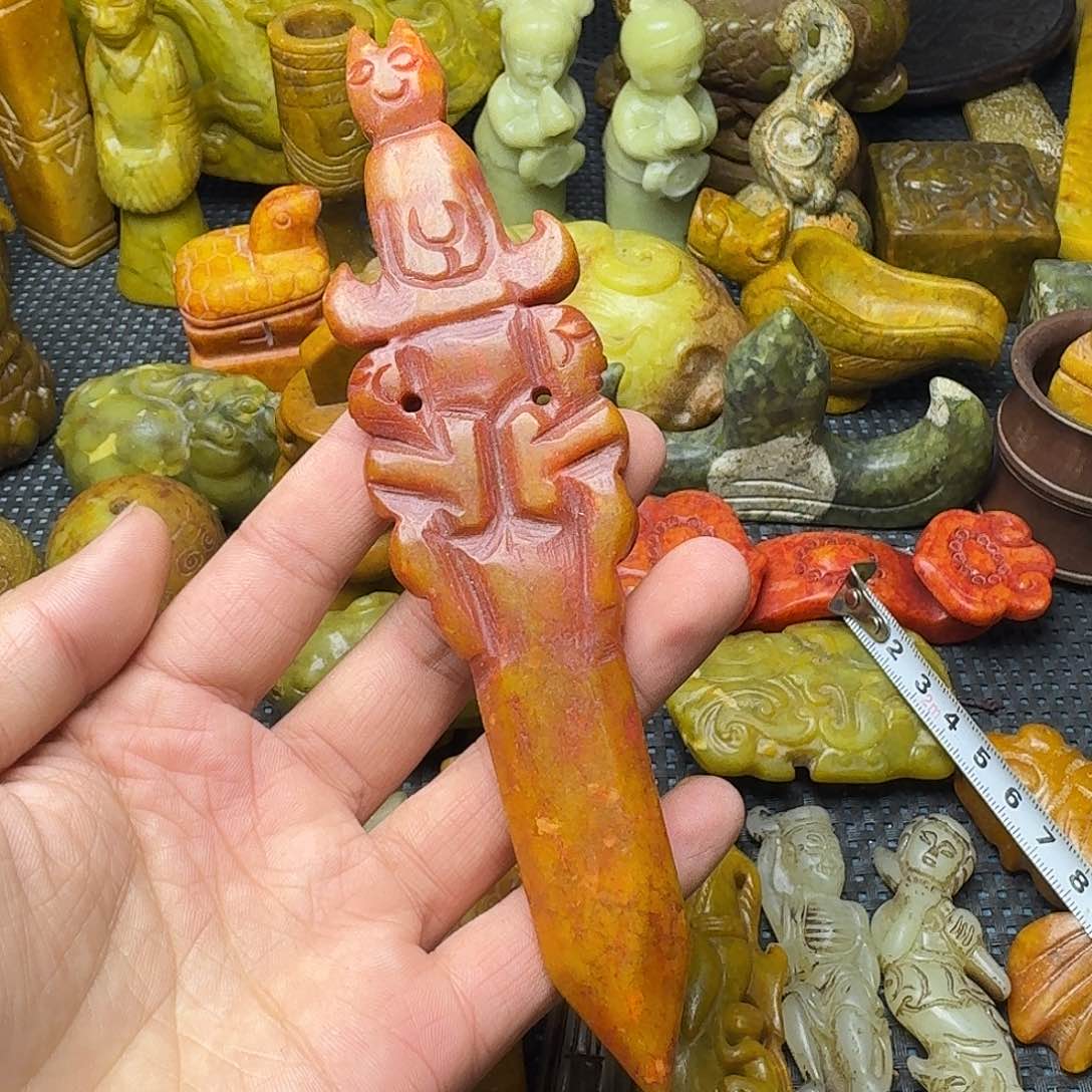 白玉菩提吊坠。。。