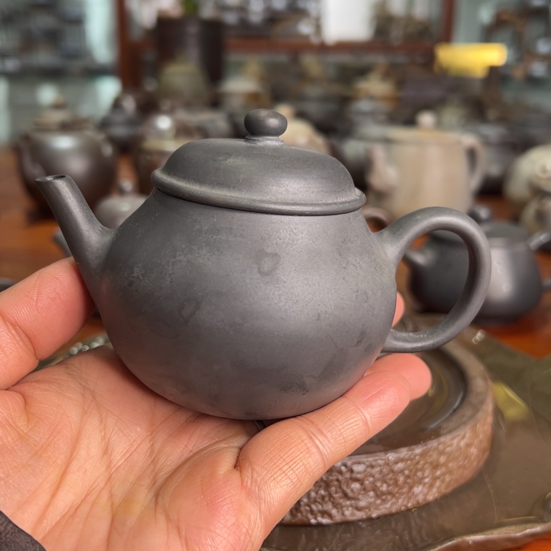 贵台龙窑柴烧茶壶95