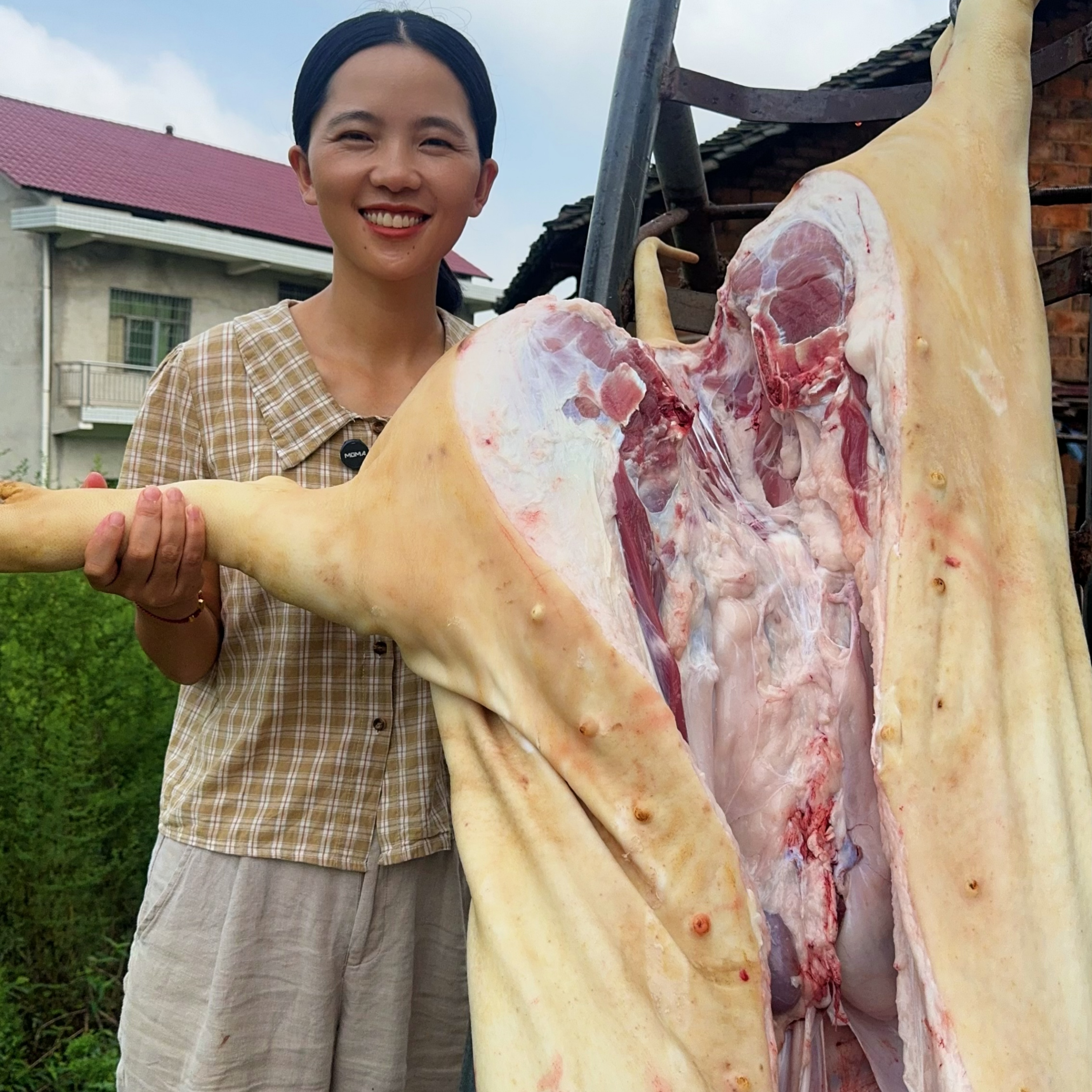 【前腿肉】本地黑毛熟食土猪肉