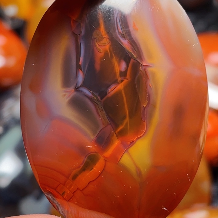 玛瑙/玉髓战国红玛瑙挂件未镶嵌