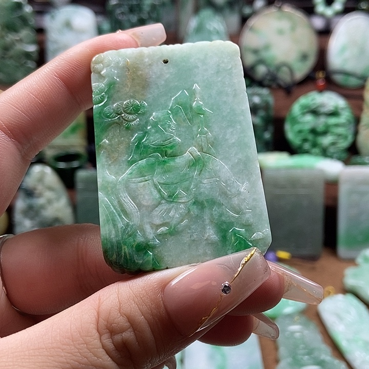 翡翠颈饰未镶嵌0000000000