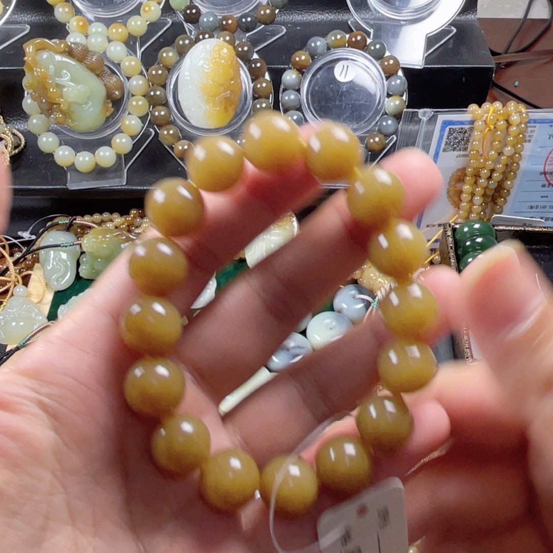 和田玉颈饰未镶嵌乄****乀