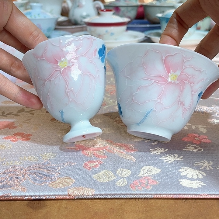 【闪购商品】国色惊城盖碗➕高足杯哈哈哈