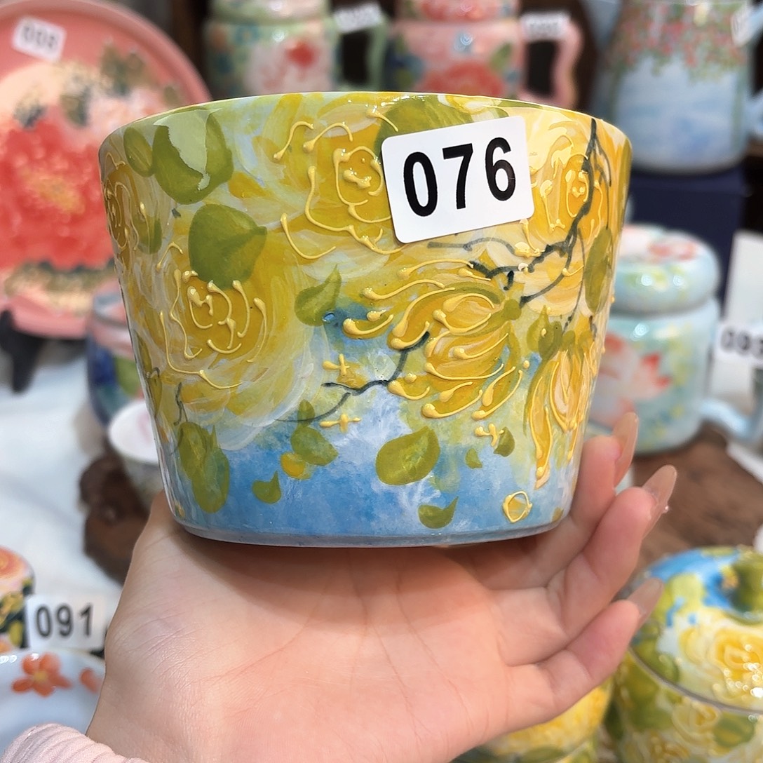 景德镇手绘高温釉下彩陶瓷茶具