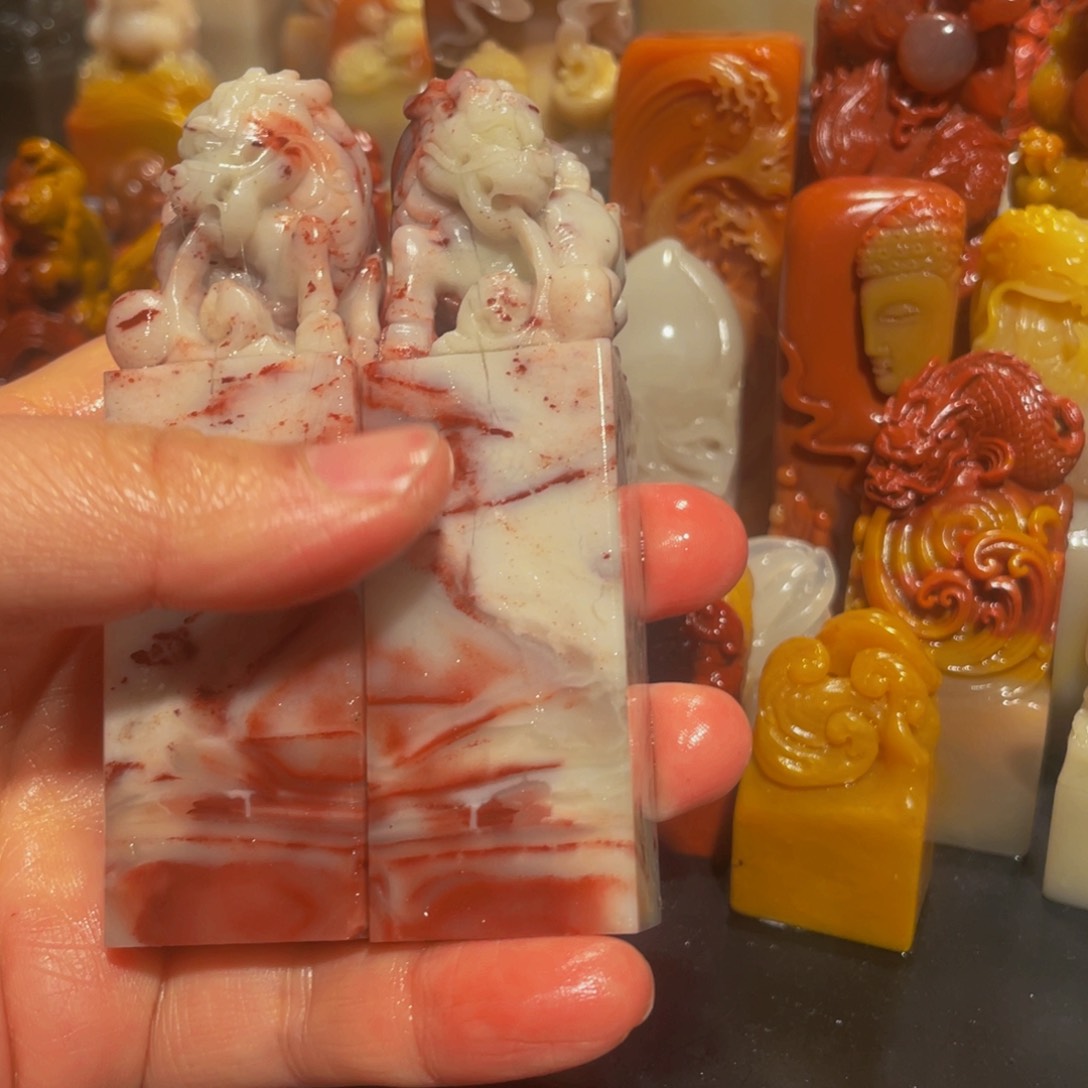 寿山石印石精美寿山