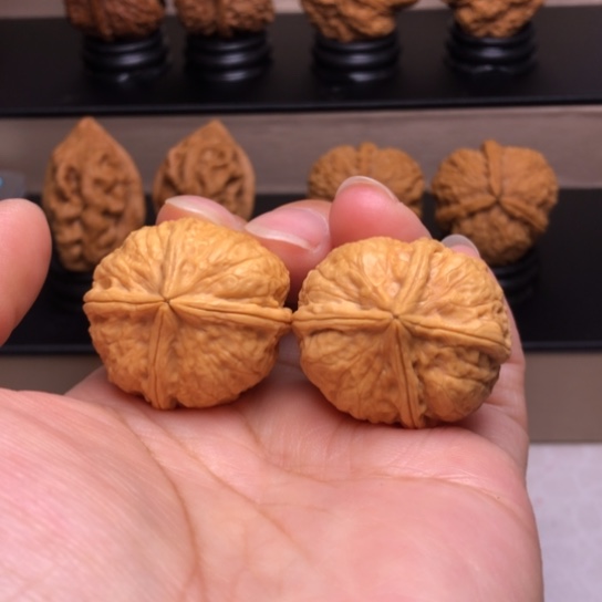 文玩核桃把件骰子四楞9