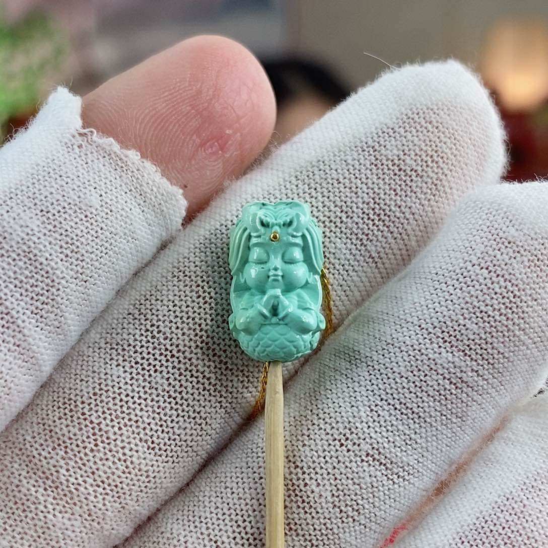 绿松石珠宝奇石未镶嵌